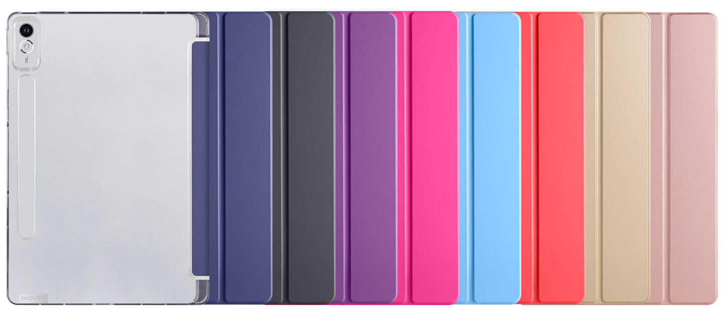 Lenovo Tab P12 Zore Smart Cover Standlı 1-1 Kılıf Mor