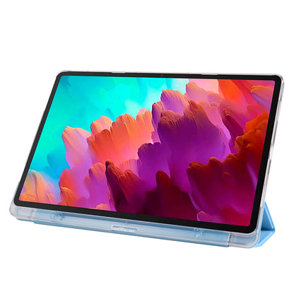 Lenovo Tab P12 Zore Smart Cover Standlı 1-1 Kılıf Gold