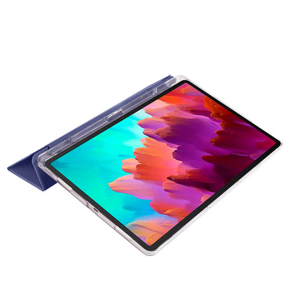 Lenovo Tab P12 Zore Smart Cover Standlı 1-1 Kılıf Gold