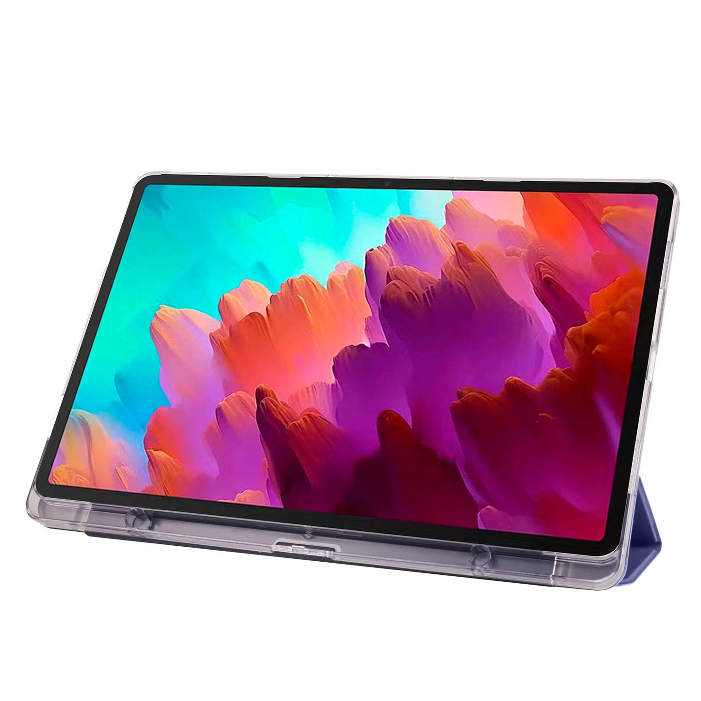 Lenovo Tab P12 Zore Smart Cover Standlı 1-1 Kılıf Pembe