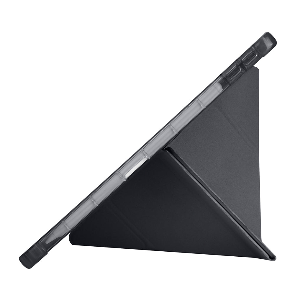 Lenovo Tab TB-311FU Kılıf Zore Tri Folding Kalem Bölmeli Standlı Kılıf Lacivert