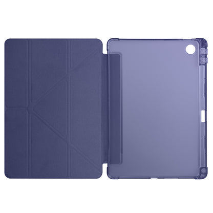 Lenovo Tab TB-311FU Kılıf Zore Tri Folding Kalem Bölmeli Standlı Kılıf Lila