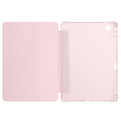 Lenovo Tab TB-311FU Kılıf Zore Tri Folding Kalem Bölmeli Standlı Kılıf Lacivert