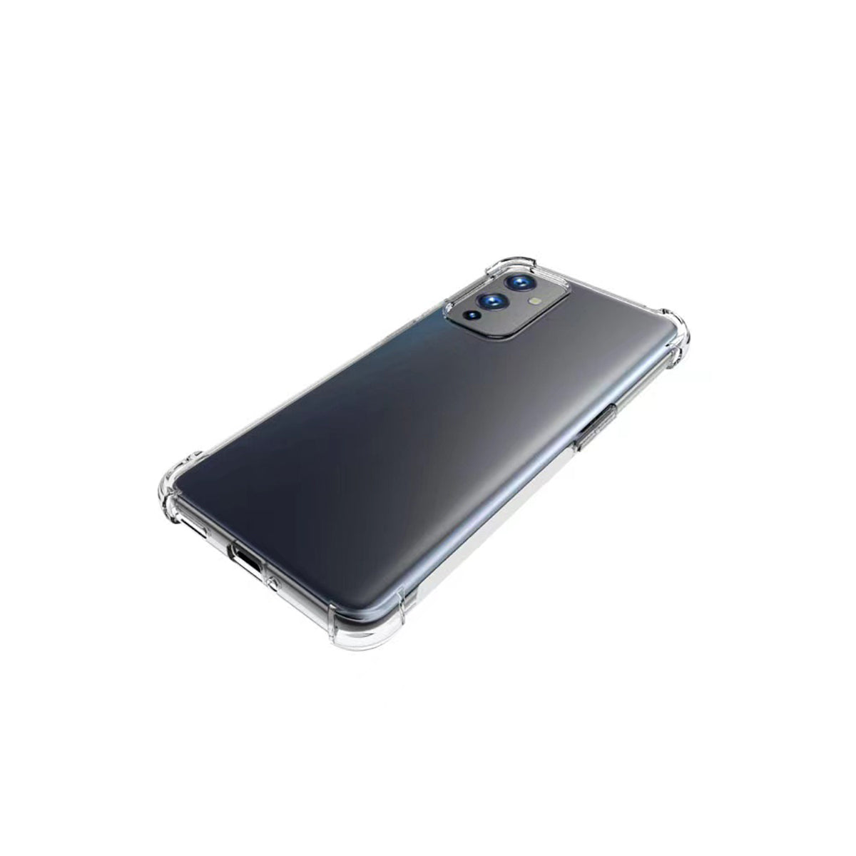 One Plus 9 Kılıf Zore Nitro Anti Shock Silikon Renksiz