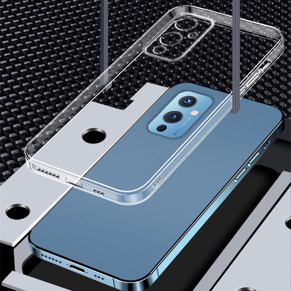 One Plus 9 Kılıf Zore Süper Silikon Kapak Renksiz