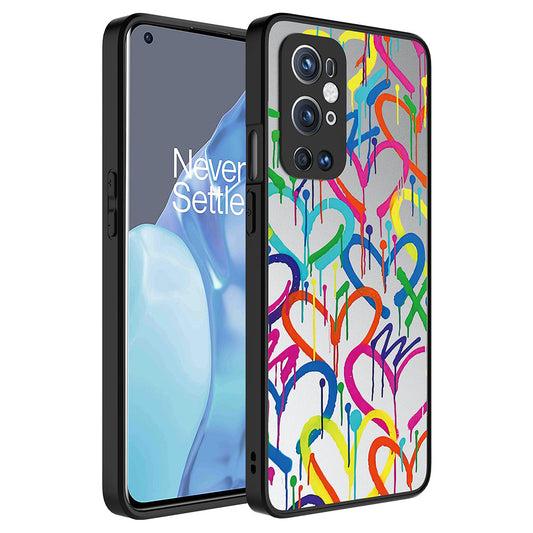 One Plus 9 Pro Kılıf Aynalı Desenli Kamera Korumalı Parlak Zore Mirror Kapak Süper Anne