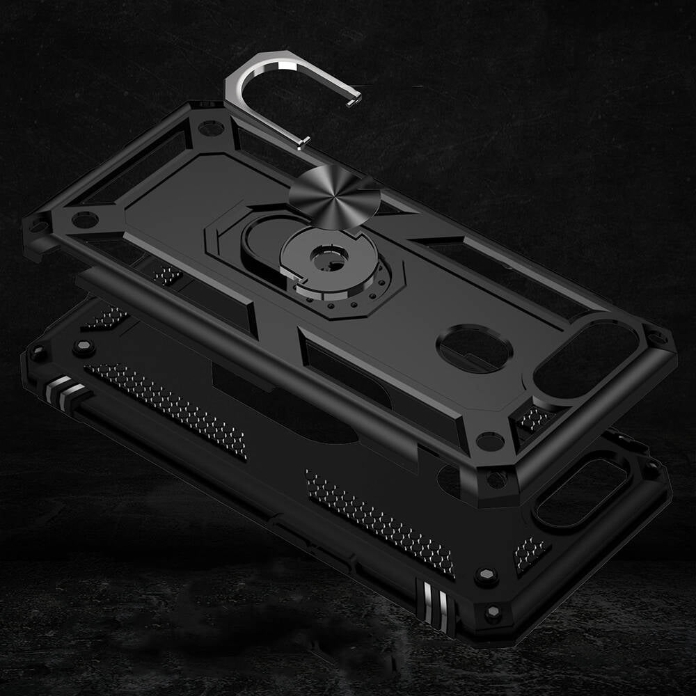 Oppo AX7 Kılıf Zore Vega Kapak Siyah