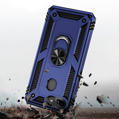 Oppo AX7 Kılıf Zore Vega Kapak Mavi