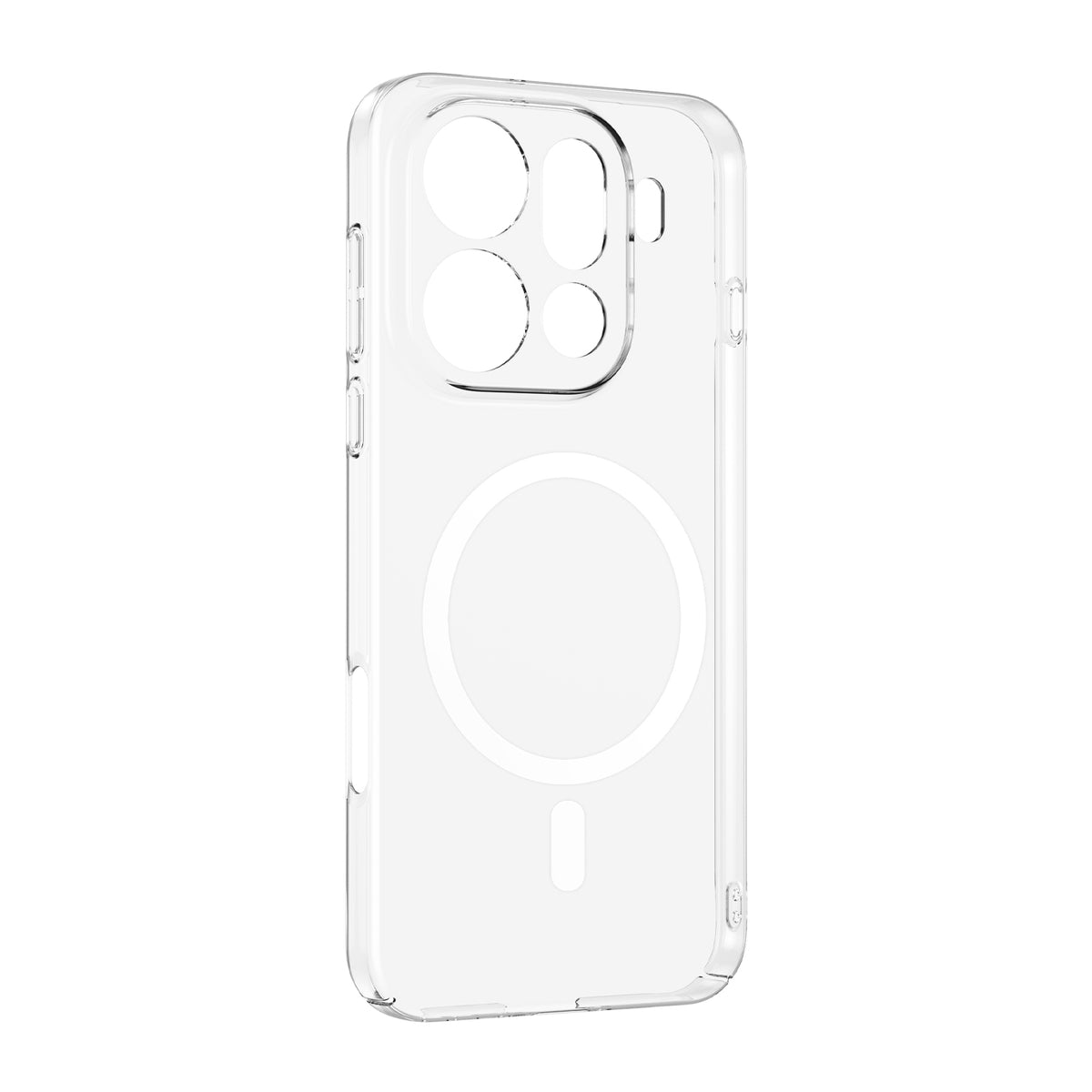 Oppo Find X9 Pro Kamera Korumalı M-Safe Şarj Özellikli Şeffaf Zore London Sert PC Kapak