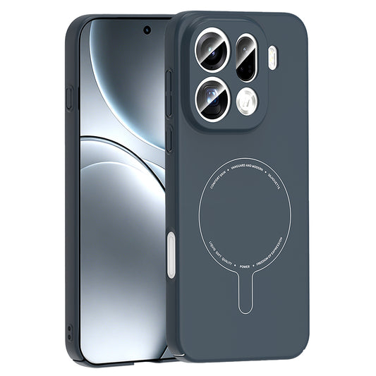 Oppo Find X9 Pro Kılıf M-Safe Şarj Özellikli Kamera Korumalı Zore Elio Sert PC Kapak