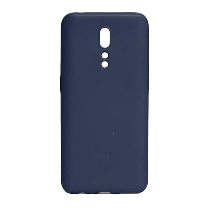 Oppo Reno Z Kılıf Zore Premier Silikon Kapak Saks Mavi