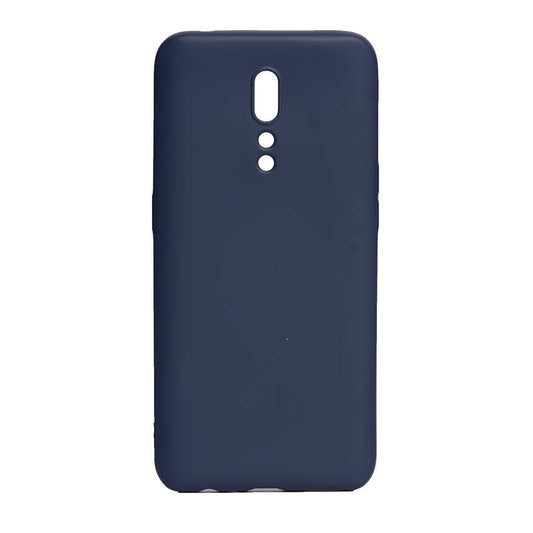 Oppo Reno Z Kılıf Zore Premier Silikon Kapak Saks Mavi