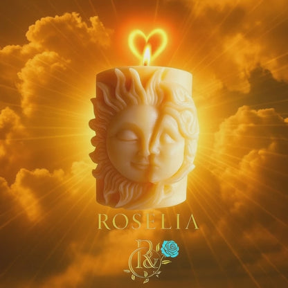 Rosélia Ay ve Güneş Baton Mum