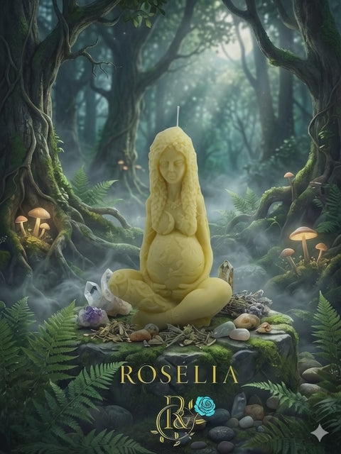Doğa Ana Mum - El Yapımı Dekoratif Doğa Ana Mum | Rosélia