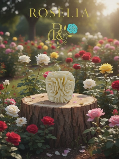 Gül Buketi Baton Valentine Collection Dekoratif Mum - Sevgililer Günü | Rosélia