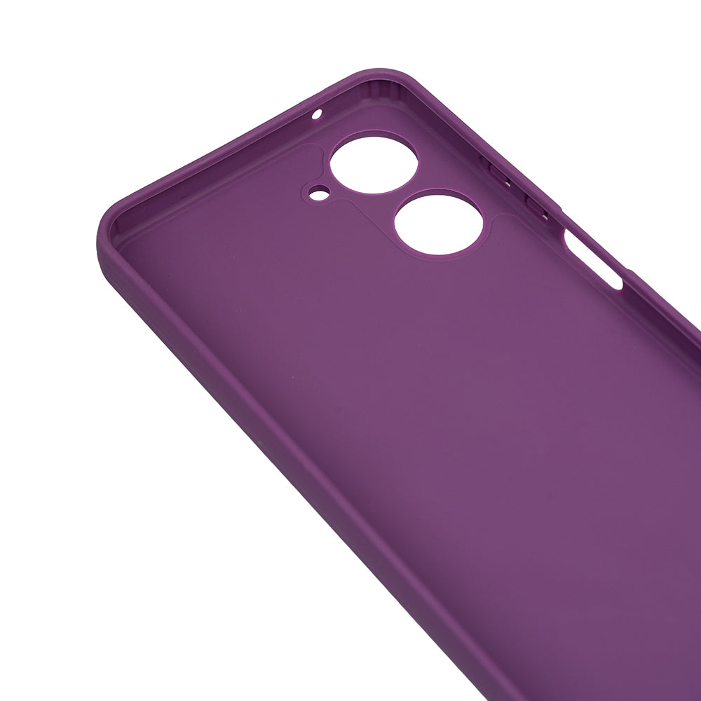 Realme 10 4G Kılıf Zore Biye Silikon Mor