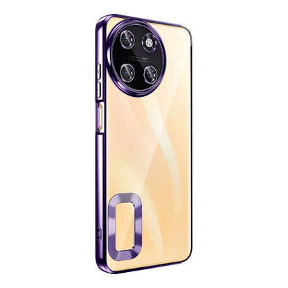 Realme 11 4G Kılıf Kamera Korumalı Logo Gösteren Zore Omega Kapak Siyah