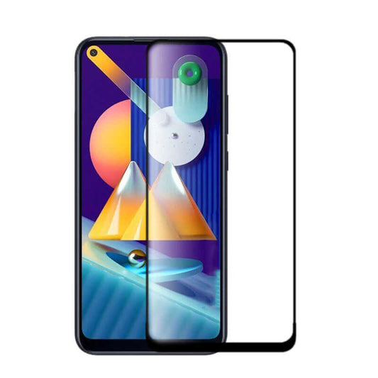 Galaxy A11 Zore Kenarları Kırılmaya Dayanıklı Cam Ekran Koruyucu