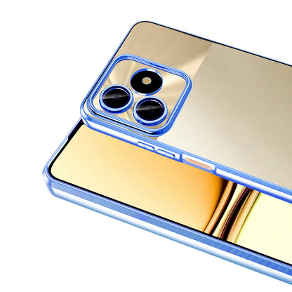 Realme C53 Kılıf Kamera Korumalı Logo Gösteren Zore Omega Kapak Sierra Mavi