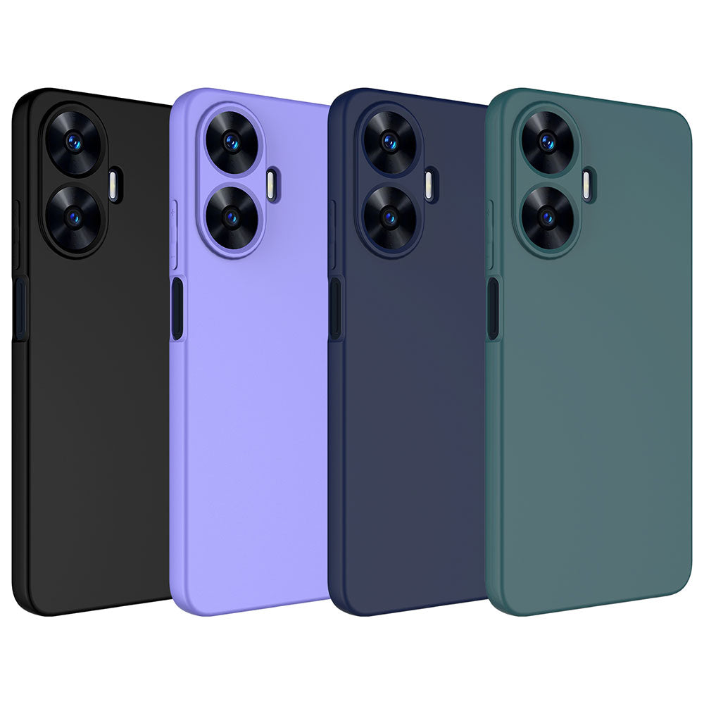 Realme C55 Kılıf Zore Mara Lansman Kapak Lila