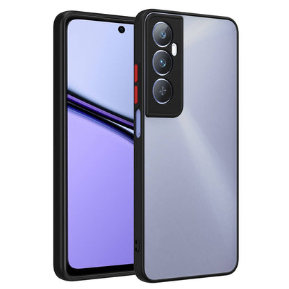 Realme C65 4G Kılıf Zore Hux Kapak Siyah