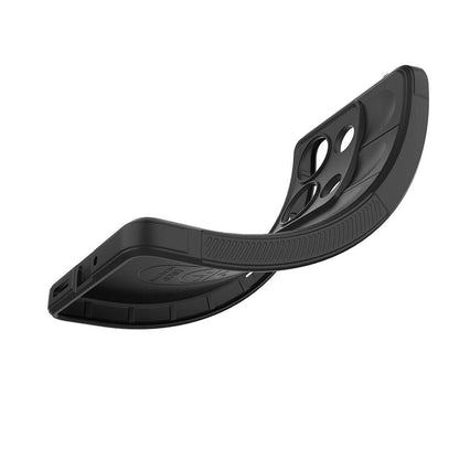 Redmi Note 13 Pro 4G Kılıf Esnek TPU Oyuklu Arka Yüzey Tasarımlı Zore Etnik Silikon Kapak Siyah