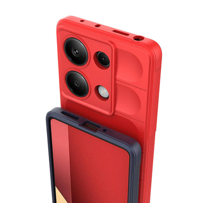 Redmi Note 13 Pro 4G Kılıf Esnek TPU Oyuklu Arka Yüzey Tasarımlı Zore Etnik Silikon Kapak Siyah