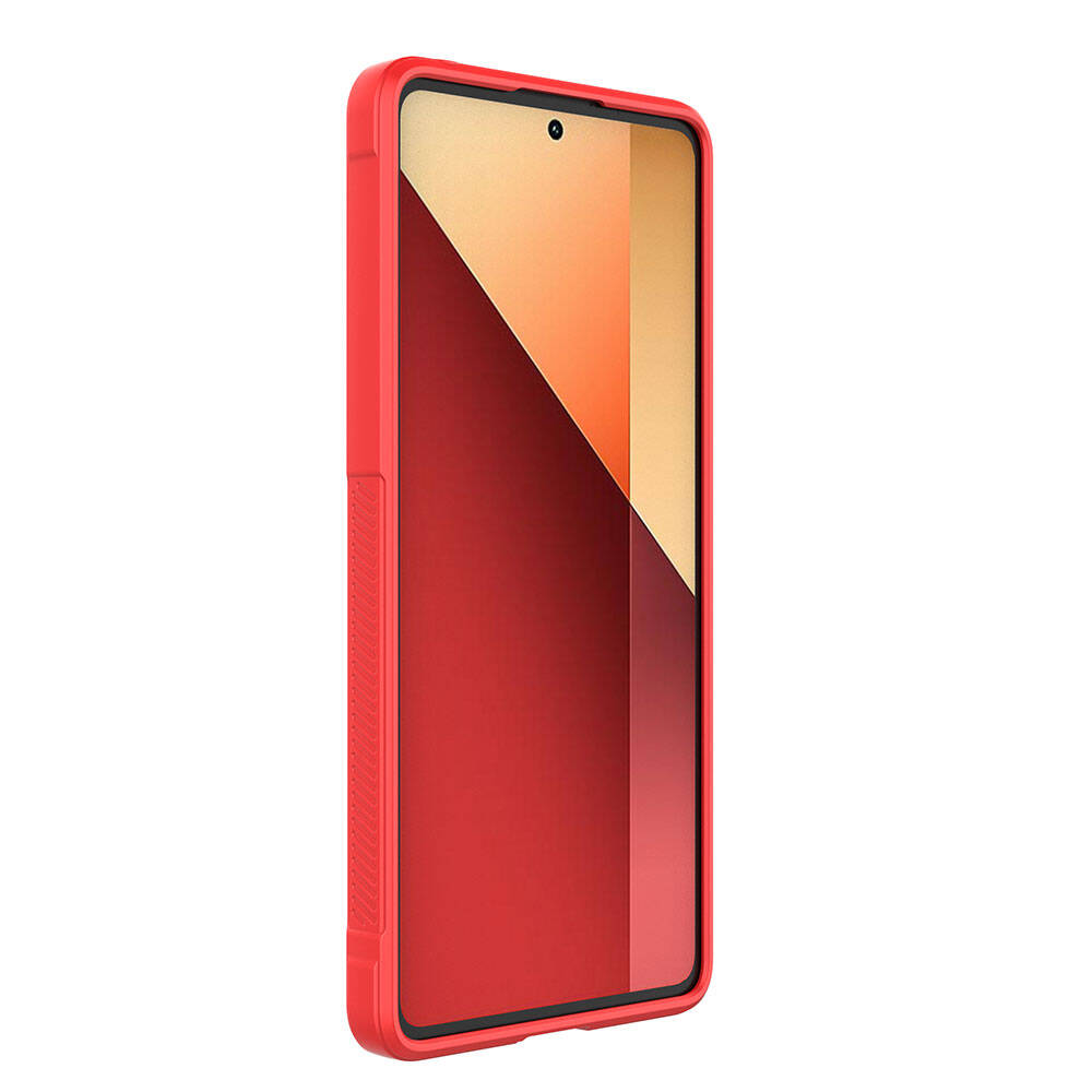 Redmi Note 13 Pro 4G Kılıf Esnek TPU Oyuklu Arka Yüzey Tasarımlı Zore Etnik Silikon Kapak Siyah