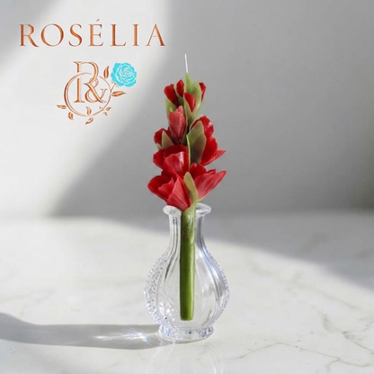 Glayör Çiçek Mum | Rosélia
