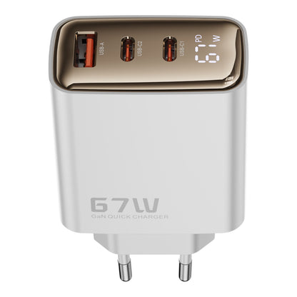 RealPower TCS67WWH GAN 67W 3000 mAh Type-C To Type-C Şarj Aleti (Beyaz) NT-119373
