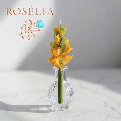 Glayör Çiçek Mum | Rosélia