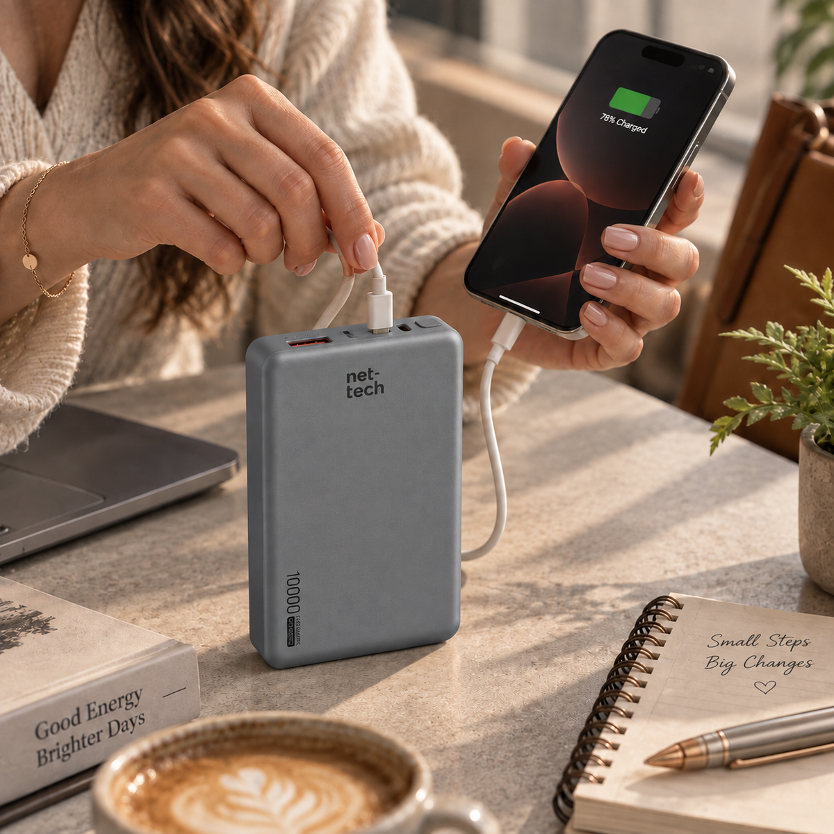 Nettech NT-PW42 20W PD 10000 MAh Magsafe Powerbank NT-117906