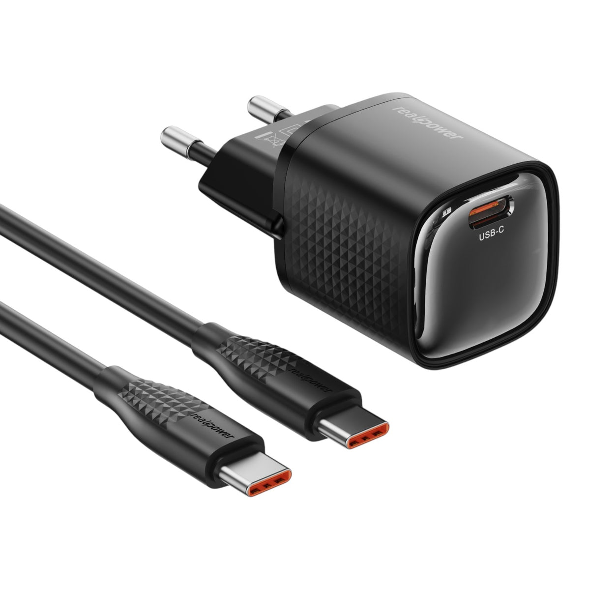 RealPower TCS30WWH GAN 30W 3000 mAh Type-C To Type-C Şarj Aleti NT-119362
