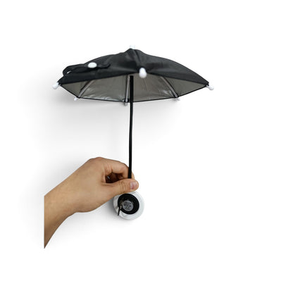 Telefonunuz için özel bir aksesuar Mini Şemsiye ☂️ - Siyah