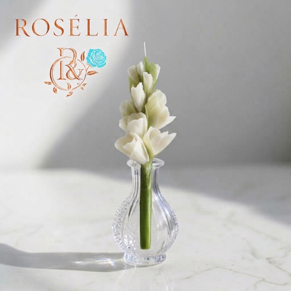 Glayör Çiçek Mum | Rosélia