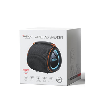 Yesido YSW40 BT 5.3 RGB Kablosuz Hoparlör - Siyah