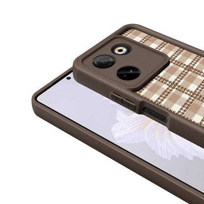 Tecno Camon 20 Pro 4G Kılıf Kamera Korumalı Baskılı Arka Yüzey Zore Klas Kapak Siyah