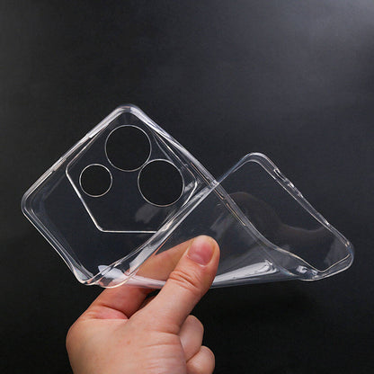 Tecno Camon 20 Pro 4G Kılıf Zore Süper Silikon Kapak Renksiz