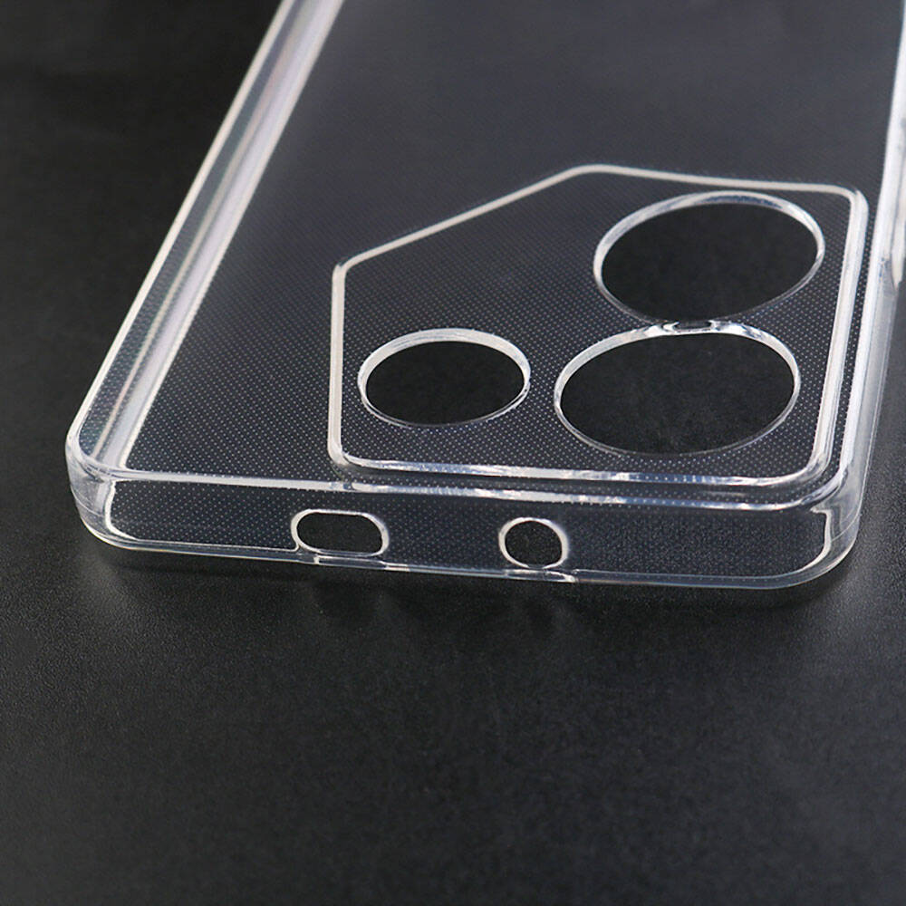 Tecno Camon 20 Pro 4G Kılıf Zore Süper Silikon Kapak Renksiz