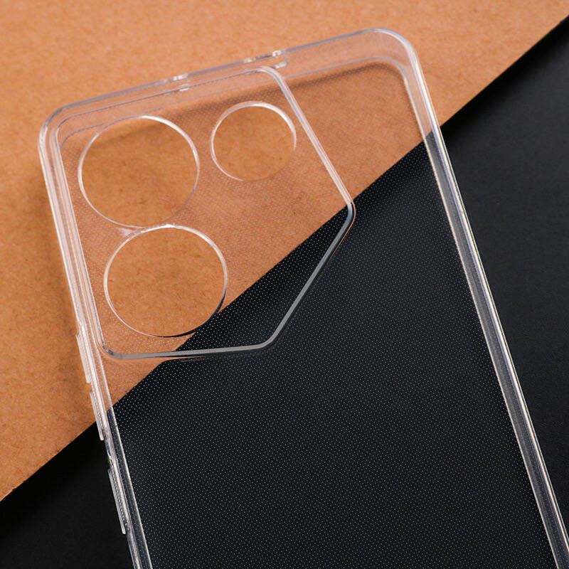 Tecno Camon 20 Pro 5G Kılıf Zore Süper Silikon Kapak Renksiz