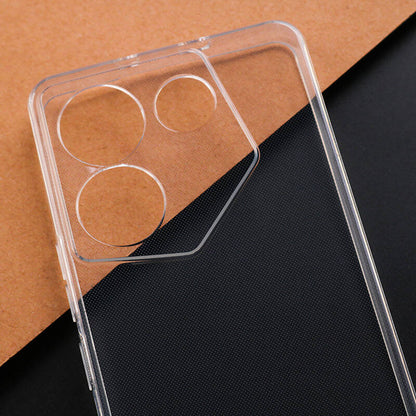 Tecno Camon 20 Pro 5G Kılıf Zore Süper Silikon Kapak Renksiz