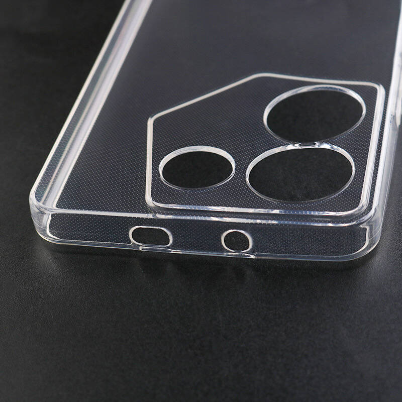 Tecno Camon 20 Pro 5G Kılıf Zore Süper Silikon Kapak Renksiz