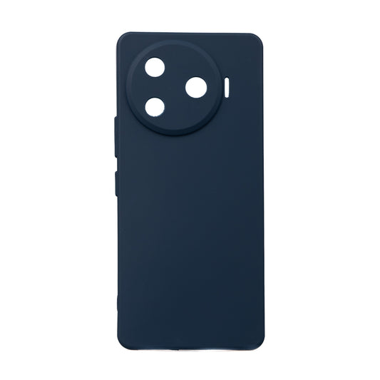 Tecno Camon 30 Pro 5G Kılıf Zore Biye Silikon Lacivert