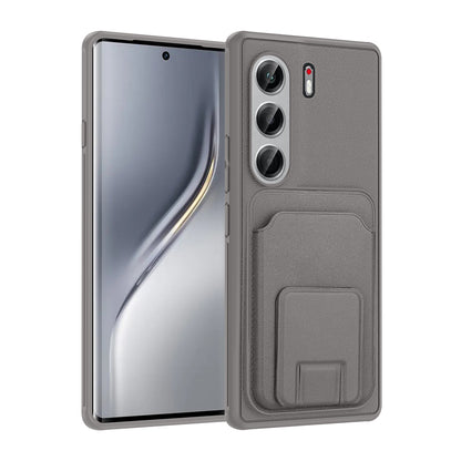 Tecno Camon 40 Pro Kılıf Kartlıklı TPU Zore Bikart Kapak