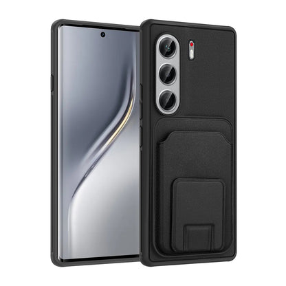 Tecno Camon 40 Pro Kılıf Kartlıklı TPU Zore Bikart Kapak