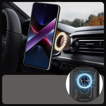 Tecno Pova Curve 2 Kılıf Magnetik Standlı Kamera Korumalı Zore Sürgülü Vega Kapak