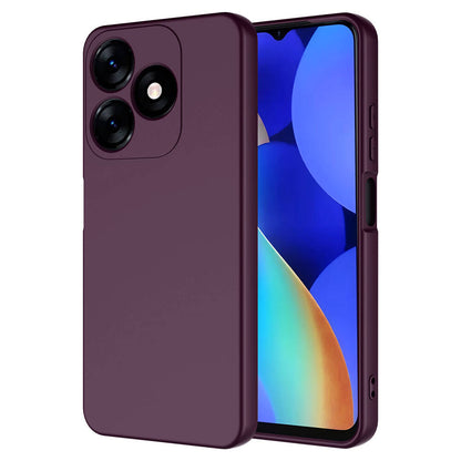 Tecno Spark 10 4G Kılıf Zore Mara Lansman Kapak Koyu Mor