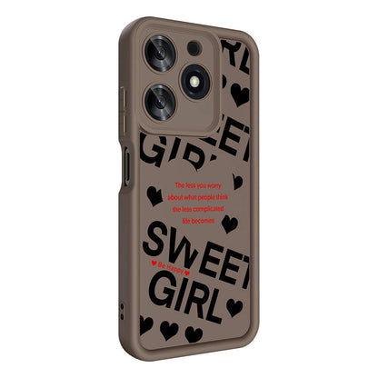 Tecno Spark 10 Pro 4G Kılıf Kamera Korumalı Baskılı Arka Yüzey Zore Klas Kapak Siyah