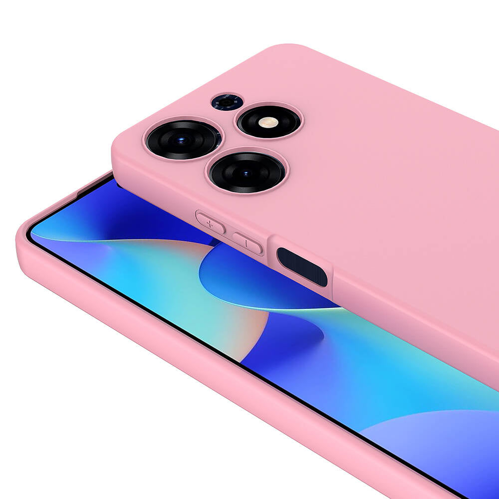 Tecno Spark 10 Pro Kılıf Zore Mara Lansman Kapak Pembe