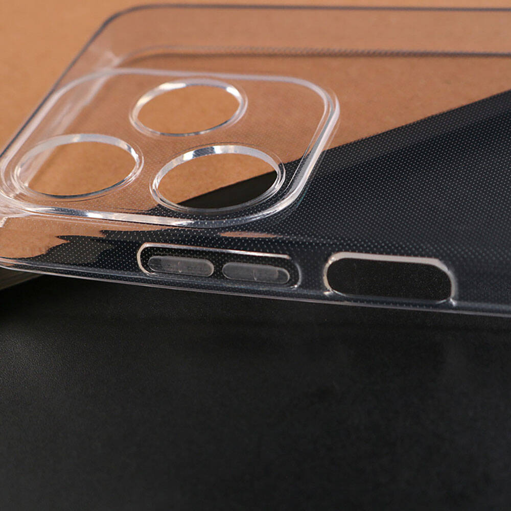 Tecno Spark 10C Kılıf Zore Süper Silikon Kapak Renksiz